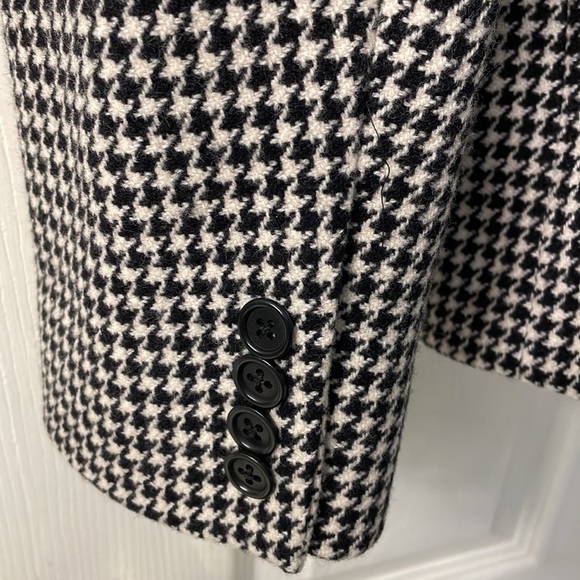 RALPH LAUREN VINTAGE PURPLE LABEL black and white houndstooth blazer🏇 - Picture 7 of 9